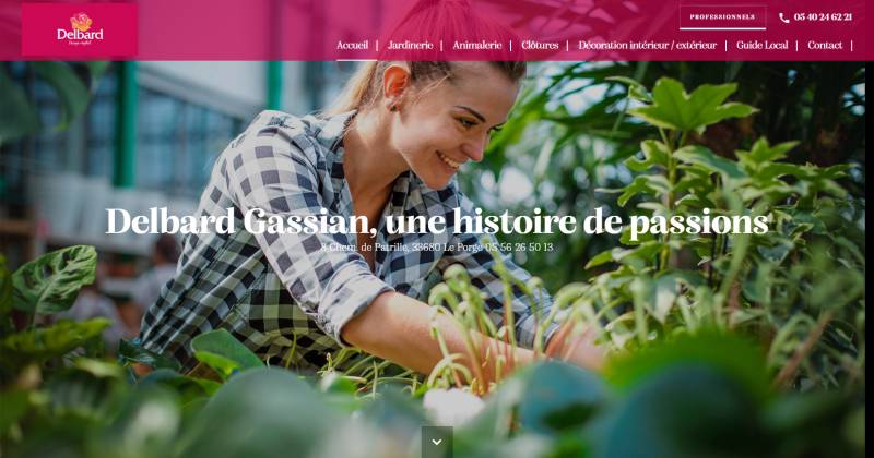 Gassian Delbard, jardinerie Le Porge