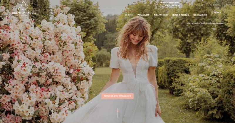 Mary Mariées, magasin de robes de mariée à Bordeaux