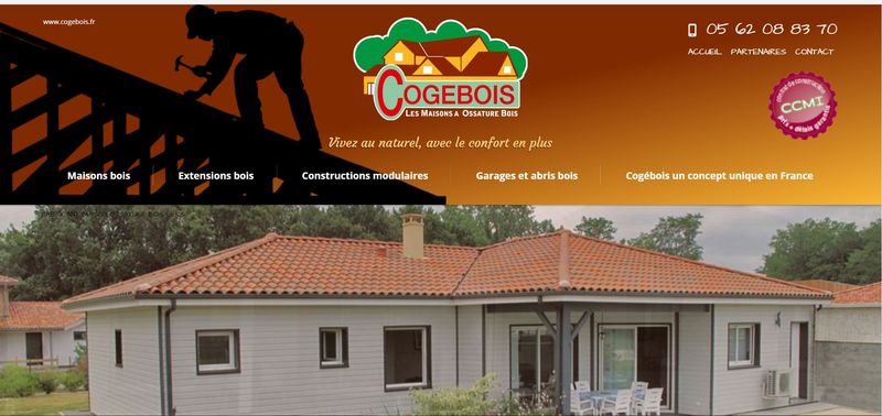 COGEBOIS leader de la maison bois en kit 