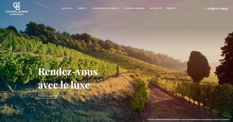 Coldwell Banker Immoba Realty, agence immobilière de luxe à Bordeaux