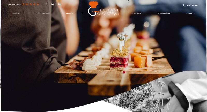 L'Académie Gastronomique, traiteur et chef à domicile à Bordeaux