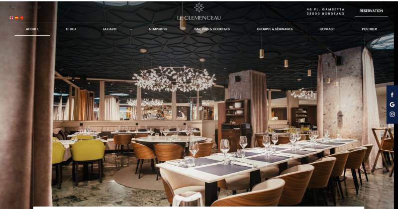 Le Clémenceau, restaurant et bar à cocktails à Bordeaux